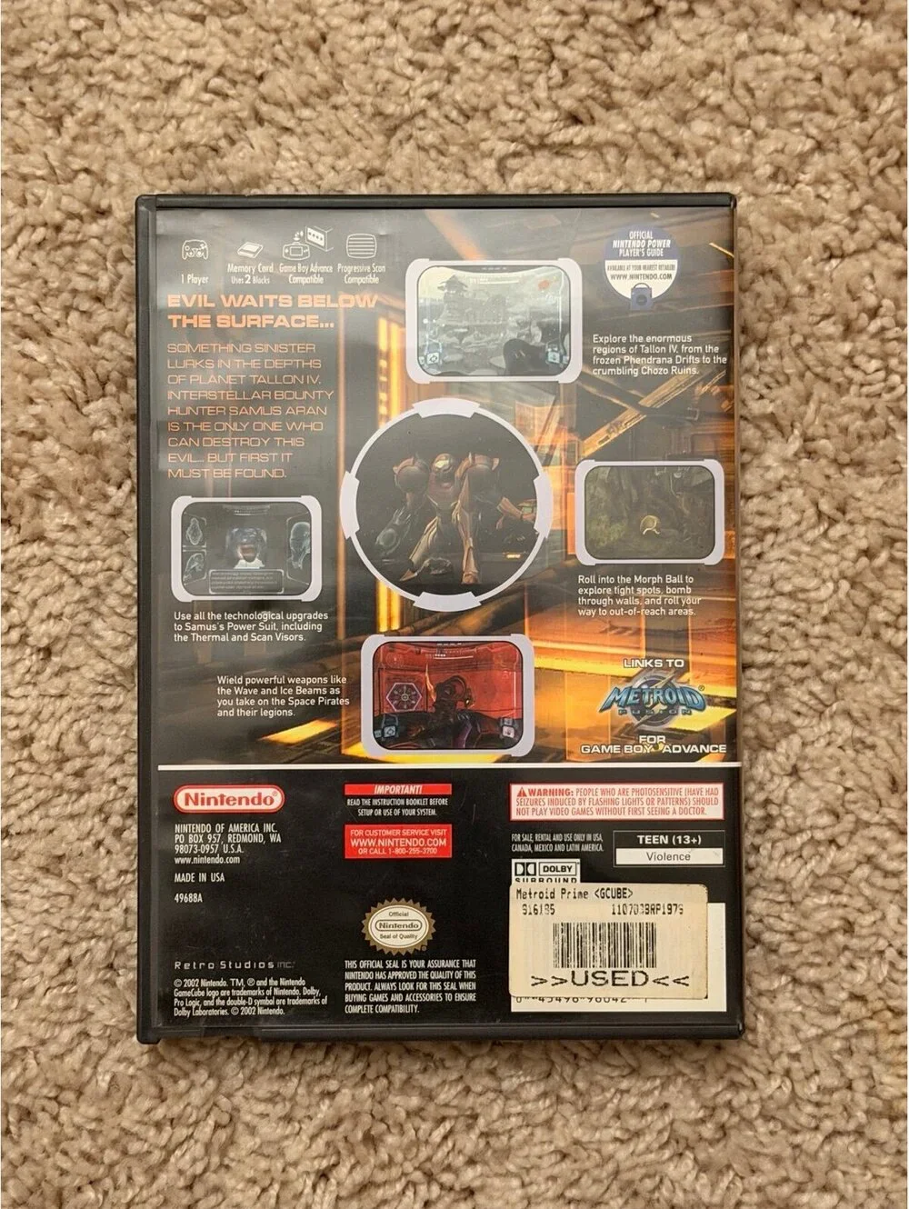 Metroid Prime for Nintendo GameCube